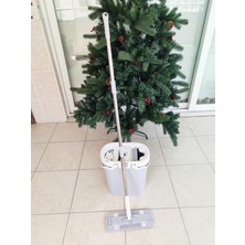 UltraMint Pratik 3 Bölmeli Mop Seti, Temizlik Kolaylığı Için Tasarlandı