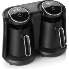 Braventa Collection Arzum Okka Arzum OK006-K Okka Minio Duo Türk Kahvesi Makinesi, 8 Fincan Kapasite, 880 W, Krom