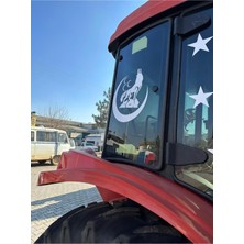 Mlh Store Üç Hilal Bozkurt Oto Özel Yeni Sticker 40*40 cm