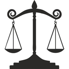 Mlh Store Adalet Terazisi Oto Özel Yeni Sticker 15 x 16 cm