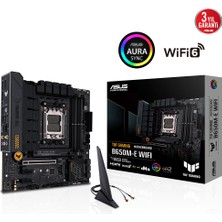 Binbir Göz Bilgisayar Asus Tuf Gamıng B650E-E Wıfı 4xddr5 Hdmı+Dp 3xm2 Am5 Anakart
