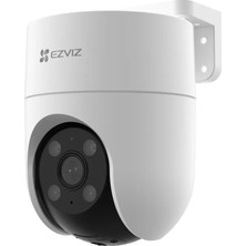Binbir Göz Bilgisayar Ezvız CS-H8C 2mp 4mm Pan-Tılt Hareketli Wıfı  IP66 Sirenli Ip Dome Kamera
