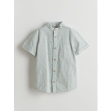 Lc Waikiki Yeni Sezon Hakim Yaka Çizgili Erkek Çocuk Gömlek