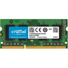 Binbir Göz Bilgisayar Crucıal 8gb 1600MHZ Ddr3 CRUSOL1600/8G Notebook Ram