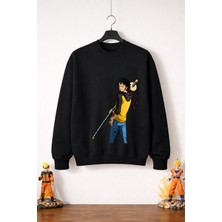 Petite Pati One Piece Trafalgar Law Sweatshirt (3 Iplik %100 Pamuk)