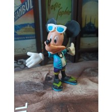 Hureggo Vintage ''mickey Mouse Yaz Kombinli''orijinal Figür Oyuncak & 9 cm