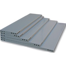 Rafburada 1 Adet Galvaniz Çelik Raf Tablası - Depo, Arşiv, Kiler, Dosya, Market Rafı 20X60 Cm-1.50 mm