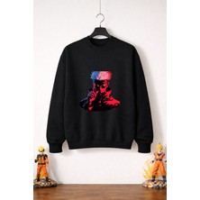 Petite Pati Jujutsu Kaisen Satoru 1 Sweatshirt (3 Iplik %100 Pamuk)