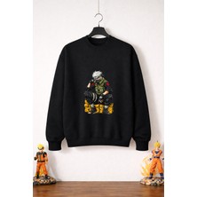 Petite Pati Naruto Kakashi  Sweatshirt (3 Iplik %100 Pamuk)
