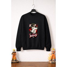 Petite Pati Naruto Sasuke  Sweatshirt (3 Iplik %100 Pamuk)