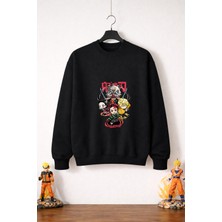 Petite Pati Demon Slayer  Sweatshirt (3 Iplik %100 Pamuk)
