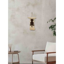 Lal Dizayn El Yapımı Makrome Ip Sanatcı Tablo