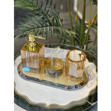 UltraMint Şık ve Fonksiyonel 5'li Banyo Seti, Temizlik ve Konforu Bir Arada