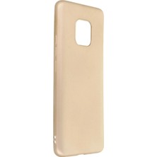 Sh Ticaret Newface Mate 20 Kılıf First Silikon - Gold