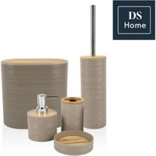 UltraMint Şık 5 Parça Oval Banyo Seti, Pratik ve Kullanışlı Tasarım