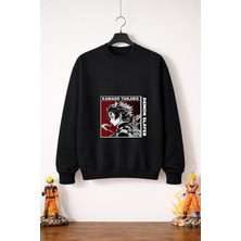 Petite Pati Demon Slayer  Sweatshirt (3 Iplik %100 Pamuk)