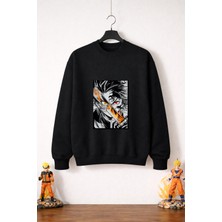 Petite Pati Demon Slayer Tanjiro Sweatshirt (3 Iplik %100 Pamuk)
