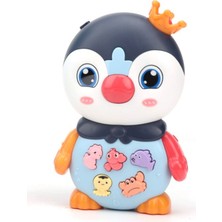 Getittir Penguen Eğitici Bebek Piyanosu - Lacivert (Lisinya)