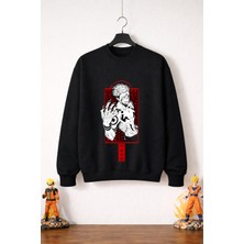 Petite Pati Jujutsu Kaisen Sukuna  Sweatshirt (3 Iplik %100 Pamuk)