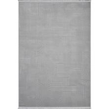 Seyran Halı Mono Gri Halı Akrilik Halı Yumuşak Dokulu Salon Oturma Odası Yatak Odası Halısı 888