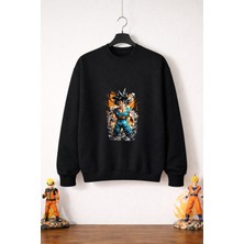Petite Pati Dragon Ball Goku 3  Sweatshirt (3 Iplik %100 Pamuk)