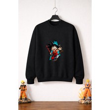 Petite Pati Dragon Ball Goku 10  Sweatshirt (3 Iplik %100 Pamuk)
