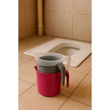 UltraMint 3'lü Plastik Su Maşrapası, Banyo ve Tuvalet Için Kullanışlı Set
