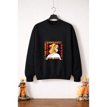 Petite Pati Demon Slayer Kyojuro Sweatshirt (3 Iplik %100 Pamuk)