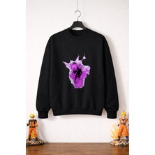Petite Pati Jujutsu Kaisen Satoru 2 Sweatshirt (3 Iplik %100 Pamuk)
