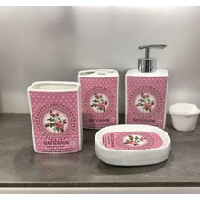 UltraMint Şık ve Dayanıklı Porselen Banyo Seti, Modern Tasarım ve Yüksek Kalite