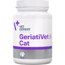 Vet Expert Geriativet Cat Twist Off | Yaşlı Kediler Için Eklem, Kalp, Göz ve Idrar Yolu Destekleyici Vitamin