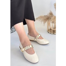 Armüz Atnis Bej Cilt Babet Ayakkabı