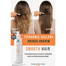 Hasarlı ve Taranmayan Saçlar Için Yoğun Nemlendirici Şok Bakım Kremi Smooth Haır 200 ml