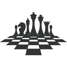 Mlh Store Satranç Oto Özel Yeni Sticker 30 x 18 cm