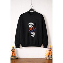 Petite Pati Jujutsu Kaisen Sukuna Sweatshirt (3 Iplik %100 Pamuk)