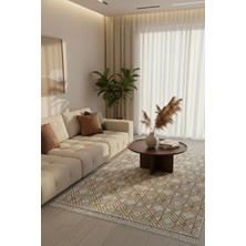 Bohem Serisi Günlük Kullanıma Uygun Makinede Yıkanabilir Kilim