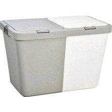 UltraMint Gri Motek Çamaşır Sepeti, Pratik ve Şık Temizlik Çözümü