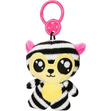 Sunman Threadz Charmz Pelüş Anahtarlık 00937 Siyah Beyaz Çizgili