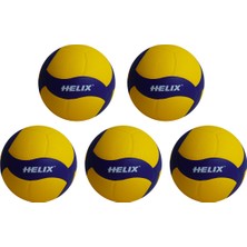  Helix Voleybol Topu MPV-500 Voleybol Topu Seti 5’li | Okul & Kulüp Kullanımına Uygun