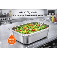 Net Çelik NET ÇELİK Gastronom Küvet 1/2-100 6,5 Litre