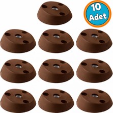 Nzb 10 Adet Mobilya Zigon Sehpa Ayağı Tabanı Sehpa Bağlantı Aparatı Açılı Dereceli Ayak Tabanı Kahverengi