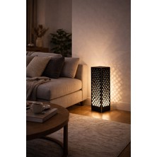 Taşteks Modern Dekoratif Lamba / Aplik – 55 cm Işık Desenli, 4 Panelli Şık Ortam Aydınlatması