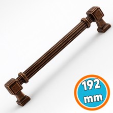 Nzb Metal Kulp Mobilya Çekmece Mutfak Dolabı Dolap Kulpları Lüks Kulb Çizgili Antik Bakır 224 mm 22.4 cm