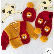 Megahan Taraftar Galatasaray El Orgu Çocuk Hırka