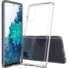 HANPORIUM Samsung Galaxy S20 Fe 5g Uyumlu Silikon Kılıf - Darbe Emici Kamera Korumalı Esnek Kapak - Şeffaf