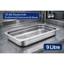 Net Çelik NET ÇELİK  Gastronom Küvet 1/1-65 9 Litre