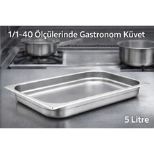 Net Çelik   Gastronom Küvet 1/1-40 5 Litre