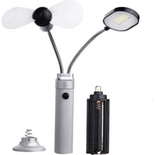 Güvenli Sepet Pervane ve Mıknatıslı Masa Lambası  WT-093