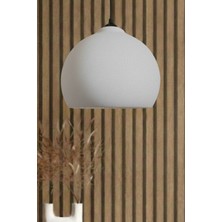 Decory Persei Dokulu Yüzey Avize Yatak Odası - Oturma Odası Tasarım Tekli Avize Bioplastik E27