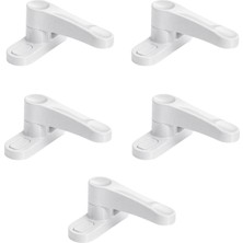 Badem10 (5 Adet) Metal Kapı Pencere Çocuk Emniyet Kilidi Çocuklar Için Güvenlik Sunan Metal Pvc Kilidi
